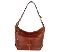 Eternity Schultertasche Leder cognac