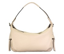 Franca Schultertasche Leder offwhite