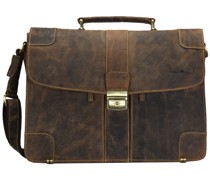 Vintage Aktentasche Leder 38. brown