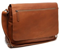 Toledo Messenger Leder 40 cm Laptopfach cognac