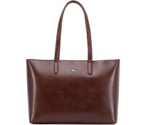 Madrid Shopper Tasche RFID Leder 39 cm Laptopfach burgundy