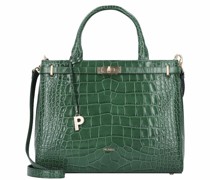 Weimar Handtasche Leder pinegreen
