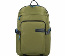 PQ-RY Rucksack RFID Laptopfach green-black