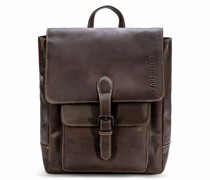 Nashville City Rucksack Leder 35 cm dark brown 2