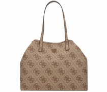 Vikky Shopper Tasche 40 cm latte logo