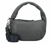 Just Pure Schultertasche Leder 29 cm dolphin grey