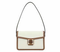 Katy Handtasche Leder 22 cm halo white multi