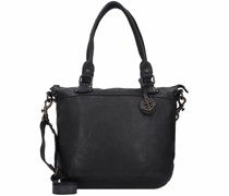 Anchor Love Bianca Schultertasche Leder 34 cm dark ash