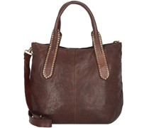 Handtasche Leder 37 cm moro