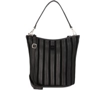 Ravi Schultertasche Leder black