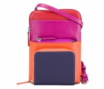 Travel Umhängetasche Leder 14 cm sangria multi