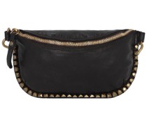 Gürteltasche Leder nero