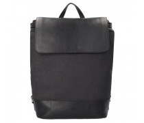 The Force Rucksack Leder Laptopfach charcoal