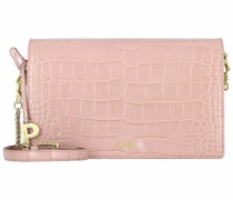 Weimar Umhängetasche Leder 25. mauve