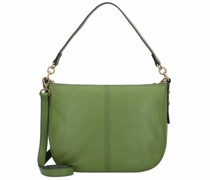 Jolie Schultertasche Leder grün