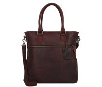 Antique Avery Schultertasche Leder 34 cm brown