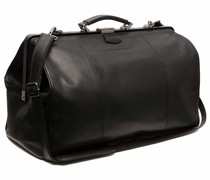 Corfu Weekender Reisetasche Leder 52 cm black