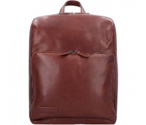 Slate Rucksack Leder 42 cm Laptopfach dunkel