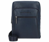 Rhino Umhängetasche Leder 21 cm night blue