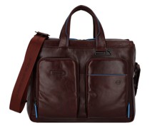 B2 Revamp Aktentasche Leder Laptopfach mahogany