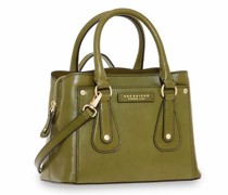 Cecilia Handtasche Leder 25 cm verde-fico