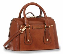 Cecilia Handtasche Leder marrone