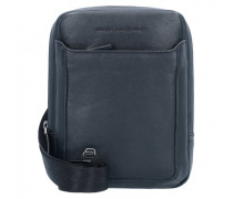 Black Square Umhängetasche Leder 17 cm nero