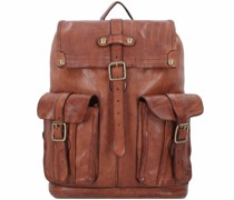 Rucksack Leder cognac