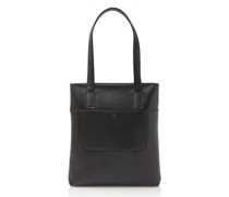 Sara Shopper Tasche Leder 34 cm black