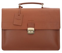 Vintage Dean Aktentasche Leder cognac