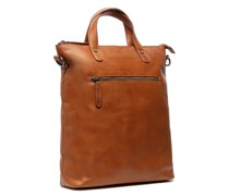 Wax Pull Up Moscow Rucksack Leder 38 cm cognac