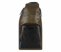 Blue Square Revamp Umhängetasche RFID Leder greenblack
