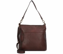 Black Label Giulia Schultertasche Leder brown