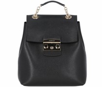 Metropolis City Rucksack Leder nero
