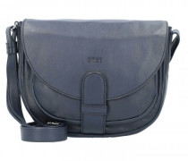Lady Top 2 Umhängetasche Leder navy