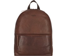 Don Paolo Rucksack Leder 41 cm Laptopfach