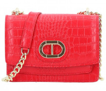 Mini Bag Umhängetasche Leder rosso