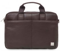 Brompton Stanford Laptoptasche Leder 37 cm brown