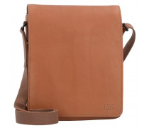 Futura Umhängetasche Leder cognac