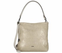 Safi Schultertasche Leder 34.5 cm champagner