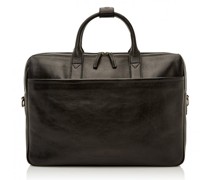 Nova Aktentasche RFID Leder Laptopfach black