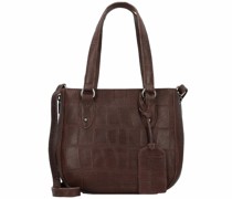 Big Croco Belfield Handtasche Leder hickory