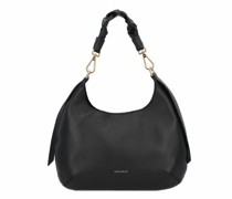 Hariot Schultertasche Leder 30. noir