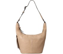 Gena Schultertasche Leder taupe