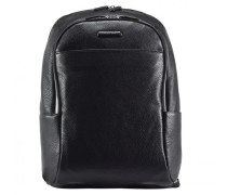 Modus Rucksack Leder Laptopfach black