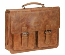 Light Aktentasche I Leder 40 cm