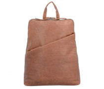 Wax Pull Up Amanda Rucksack Leder 34 cm cognac