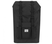 Little America Backpack Rucksack Laptopfach black black synthetic leather