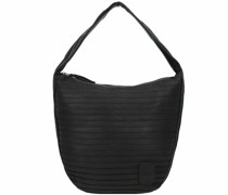 Ibbick Schultertasche Leder 35 cm black