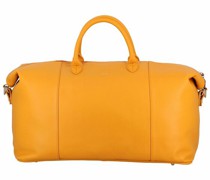 Uppsala Cuir Weekender Reisetasche Leder curry